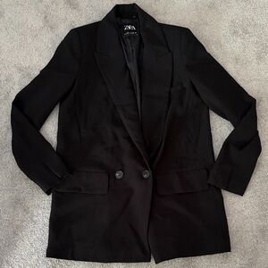 Zara Women's Elegant Black Suit Jacket